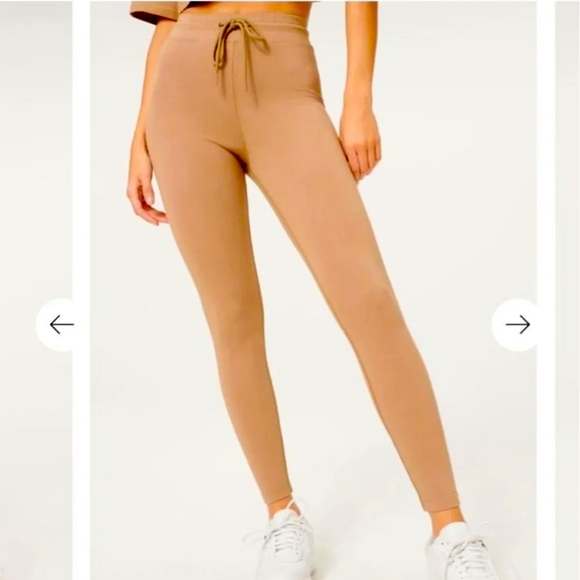 Good American Essential Tie Waist Cotton Legging - Picture 1 of 4